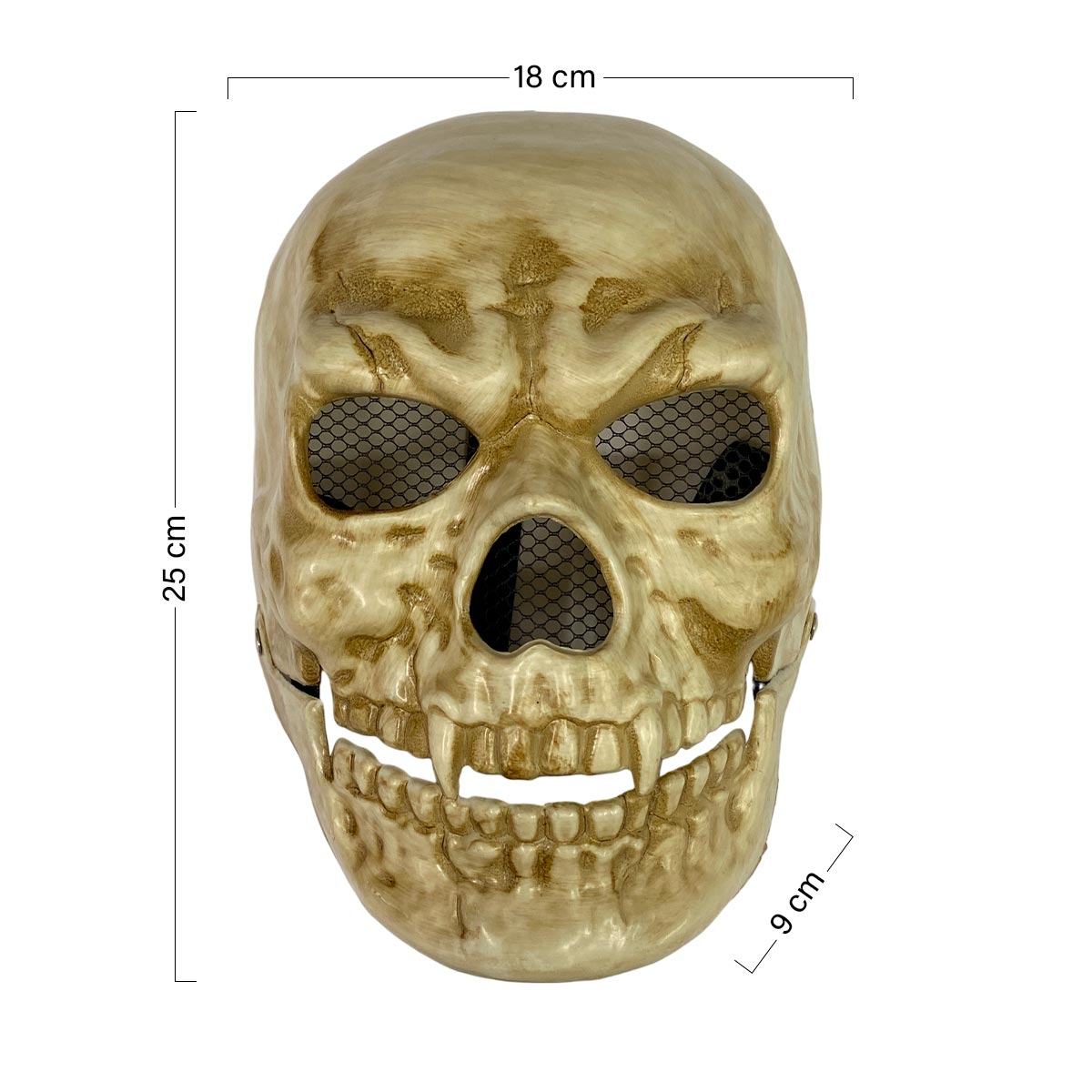 Mascara Calavera Mandibula Movil