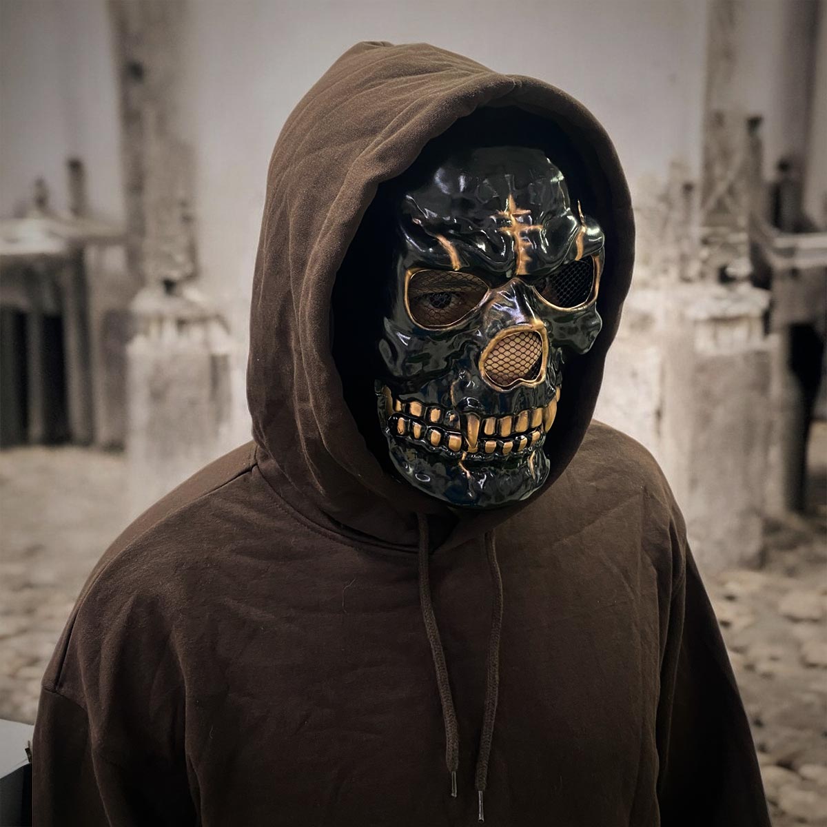 Mascara Calavera Mandibula Movil