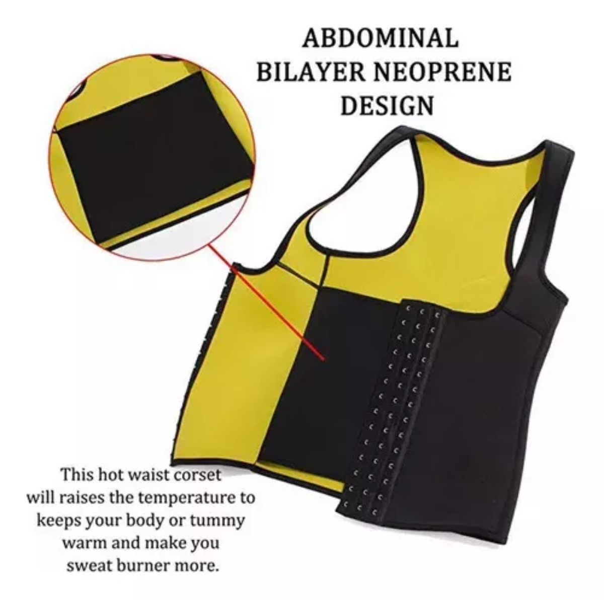 Chaleco neopreno mujer XL, XXL pd-50
