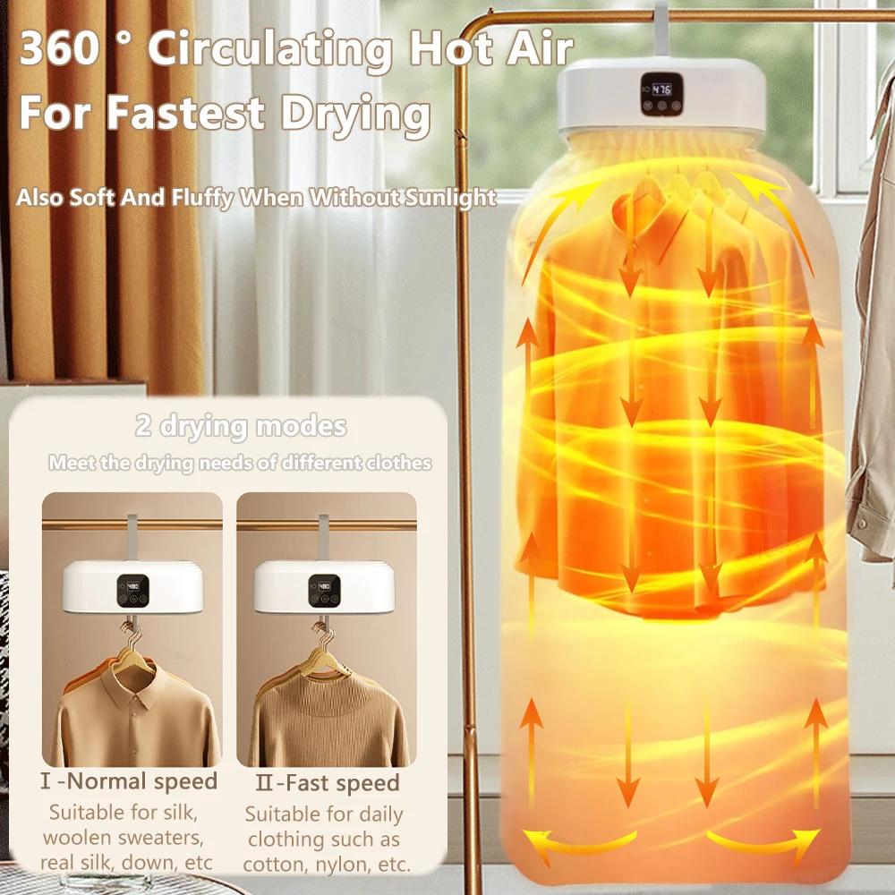 SECADOR DE ROPA PORTATIL
