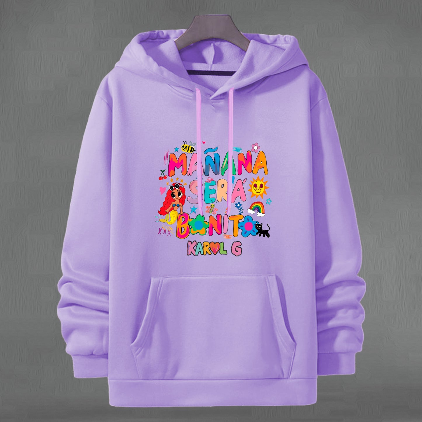 BUZO HOODIE DAMA KAROL G ESTAMPADO