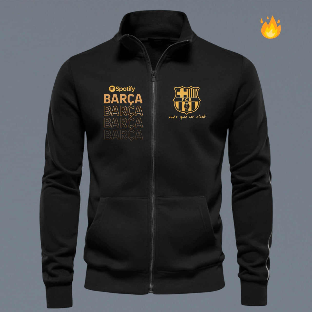 BUZO CUELLO ALTO BARCELONA ESTAMPADO