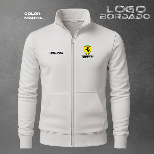 BUZO CUELLO ALTO FERRARI BORDADO