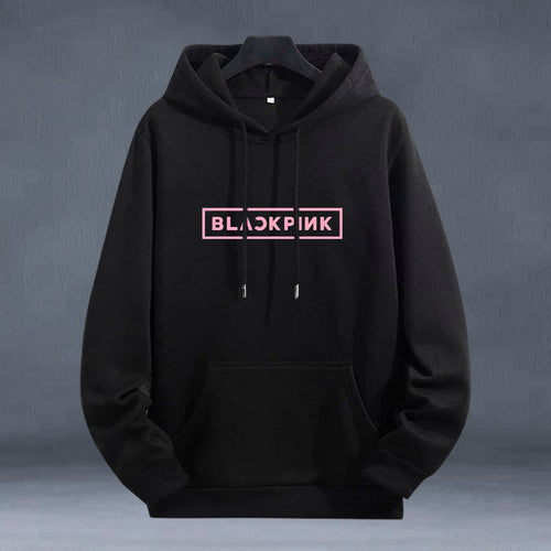 Buzo Buso Hoodie Negro Black Pink