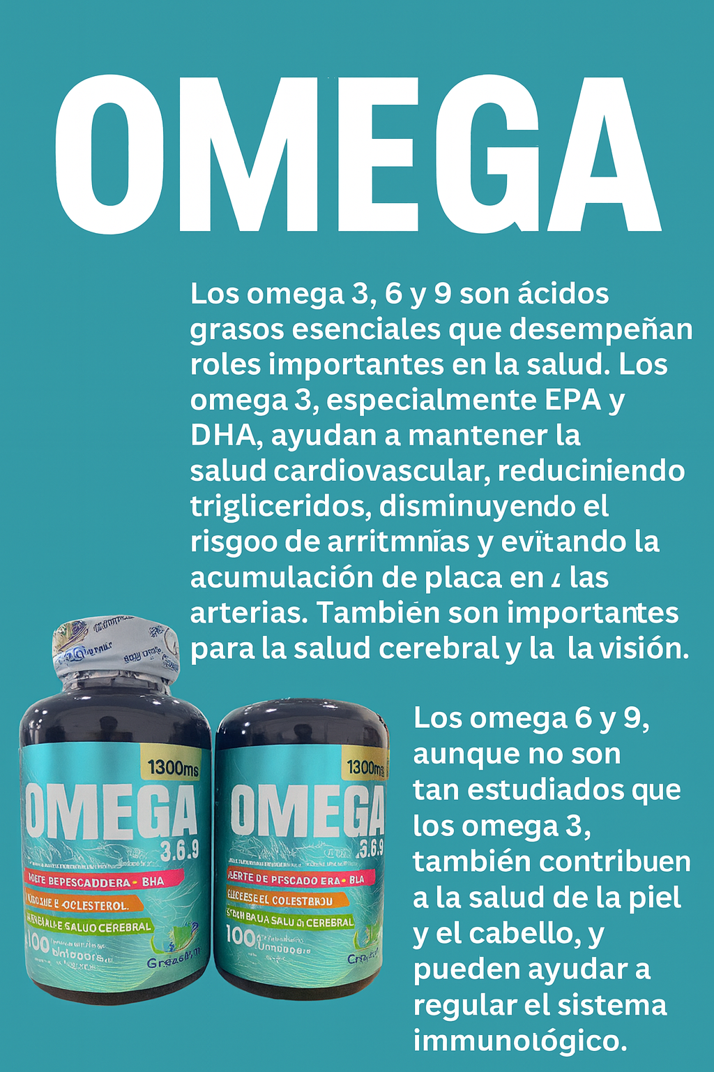 Omega 3, 6 y 9 2x1