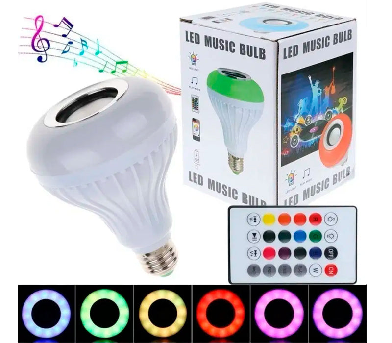 Bombillo parlante Bluetooth Multicolor