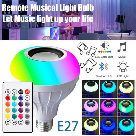 Bombillo parlante Bluetooth Multicolor