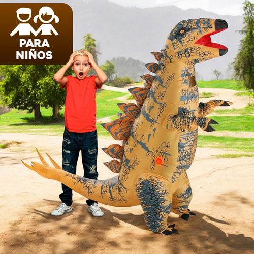 Disfraz Inflable De Dinosaurio.