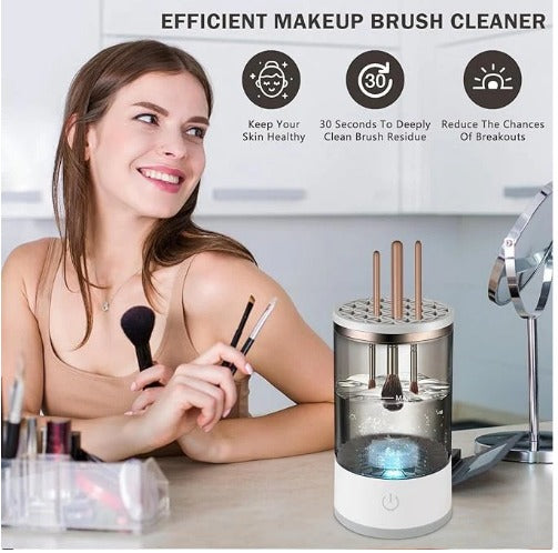 Limpiador De Brochas De Maquillaje Electri