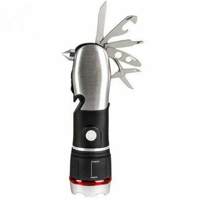 Linterna Led con Zoom y Multiherramienta