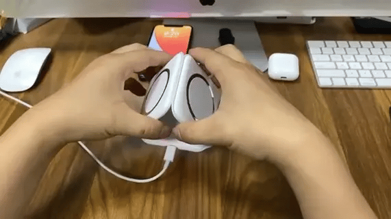 Cargador Inalámbrico Plegable 3 en 1