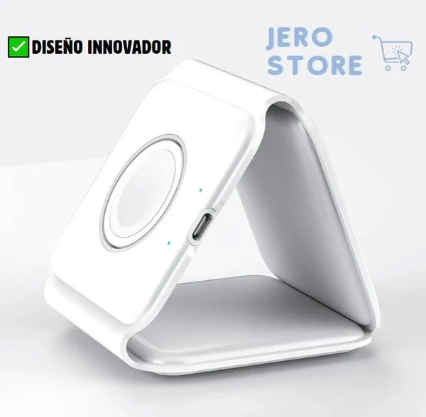 Cargador Inalámbrico Plegable 3 en 1