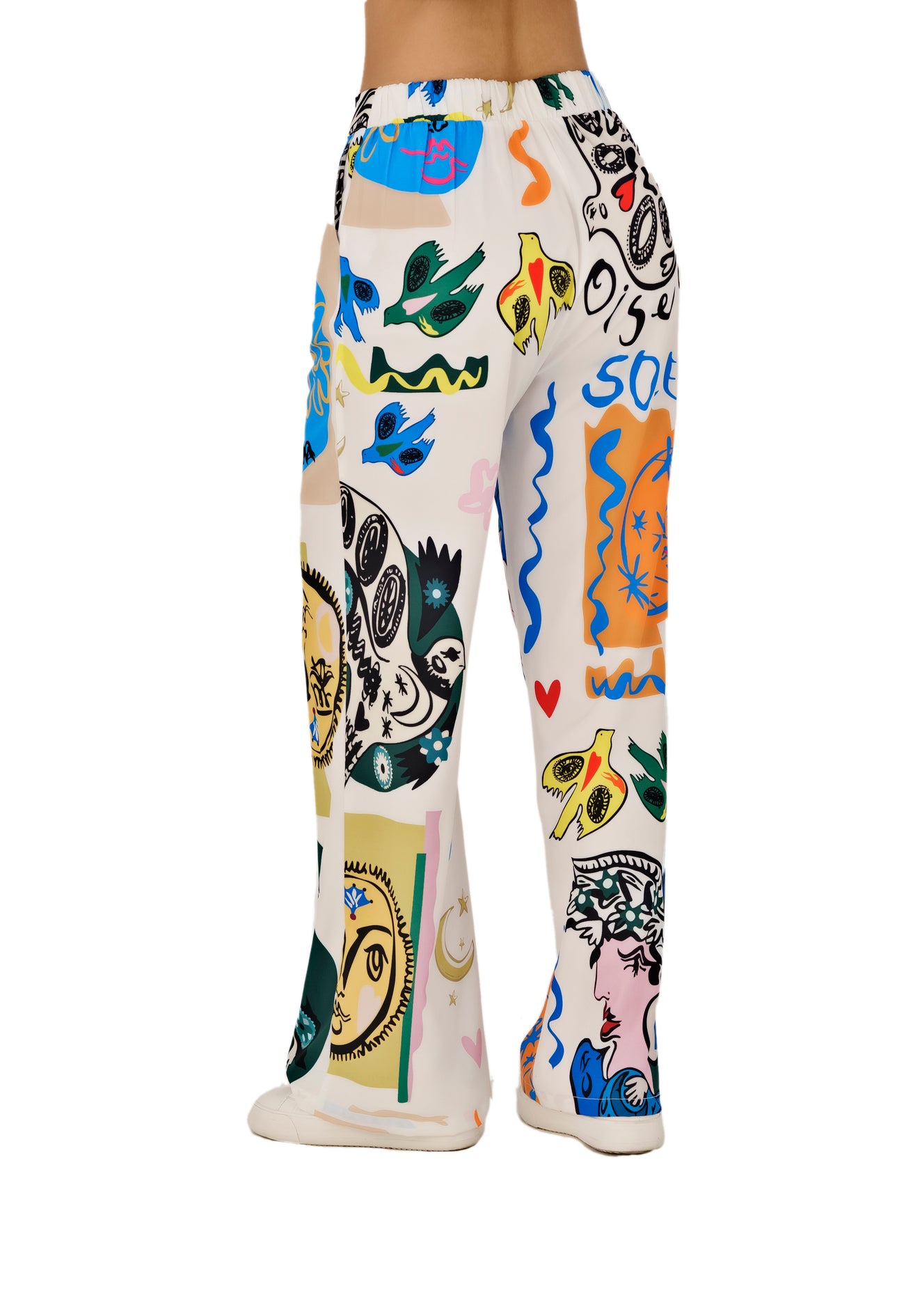 PANTALON EN POLIESTER STRECH