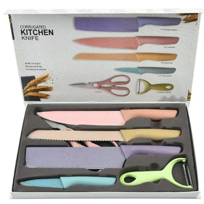 SET DE CUCHILLOS POR 6 PIEZAS