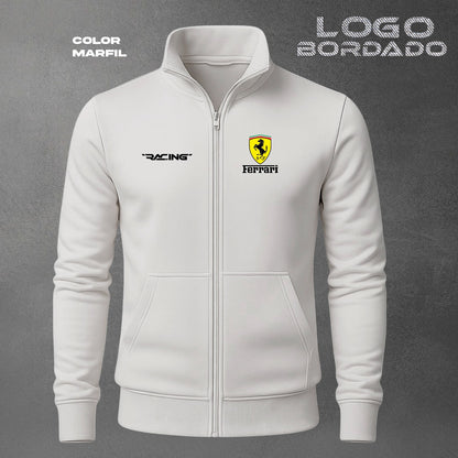 BUZO CUELLO ALTO  FERRARI BORDADO