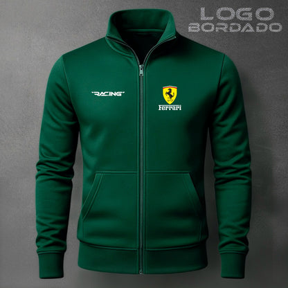 BUZO CUELLO ALTO  FERRARI BORDADO