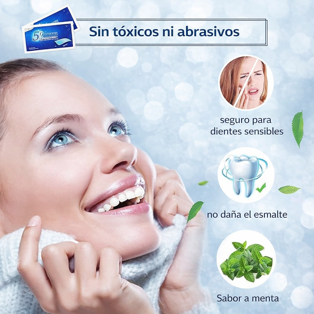 DentaLux Pro™ - TIRAS DENTALES BLANQUEADORAS 5D WHITE