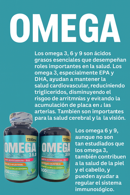 Omega 3, 6 y 9 2x1