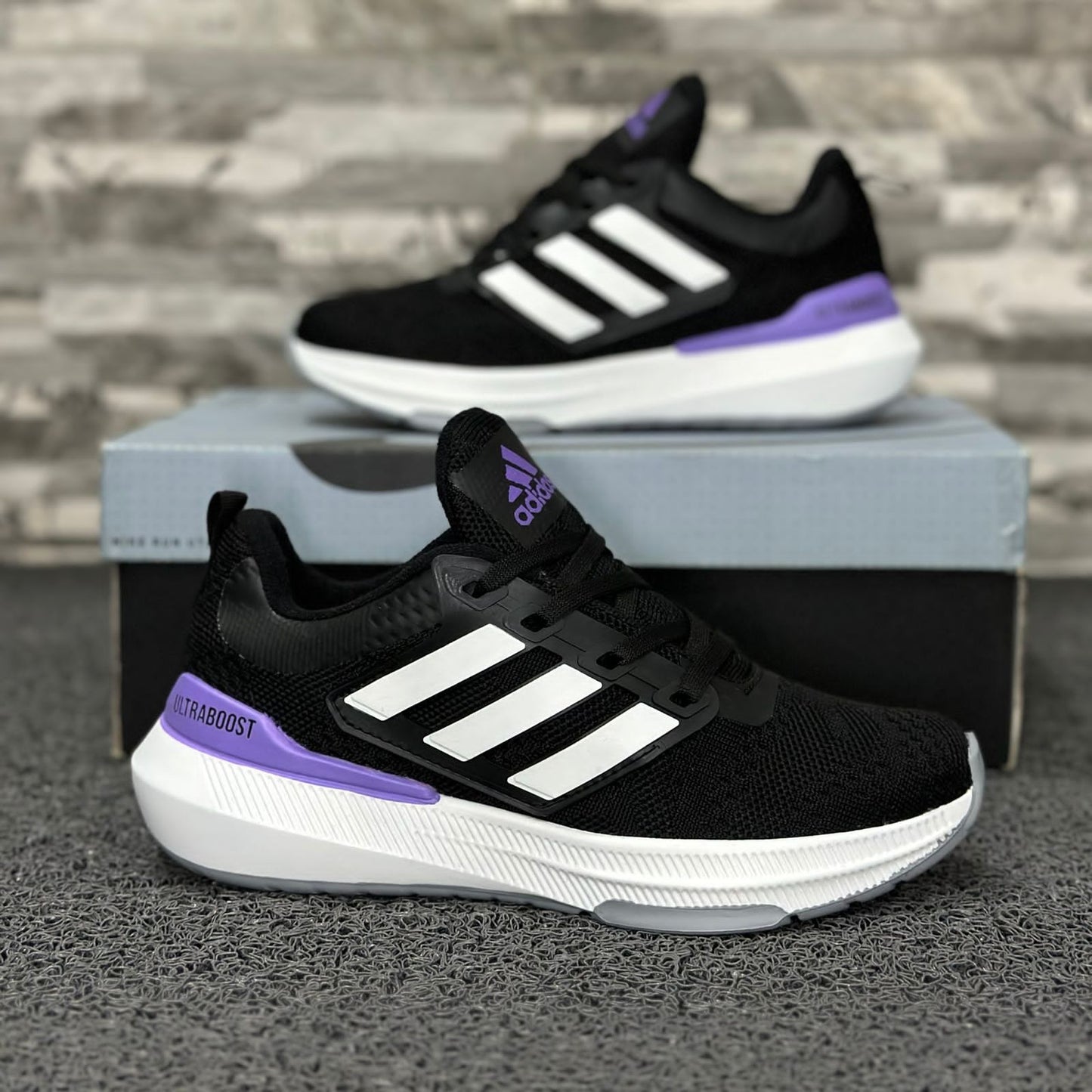 Adidas Ultraboost Negro Violeta Dama