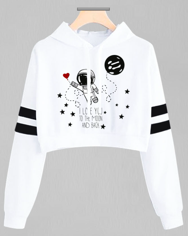 Hoodie Astronauta Blanco